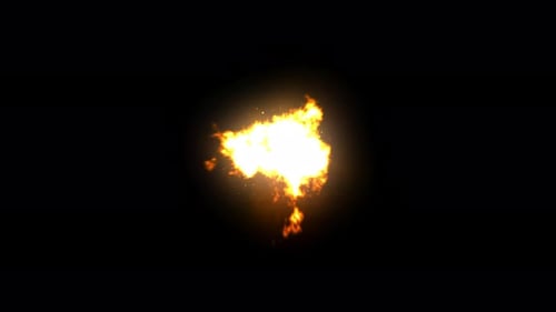 Muzzle Flash Burst - Rapid Fire Gunshot