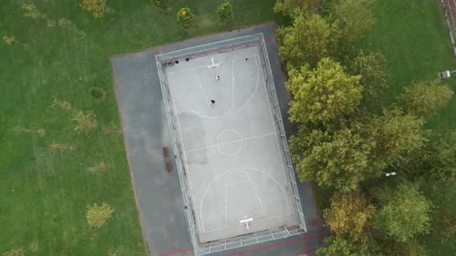 Street Basketball Court