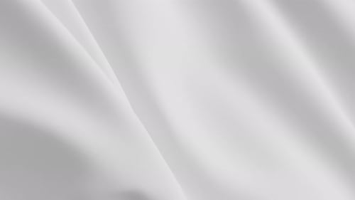 Abstract White Flowing Fabric Background