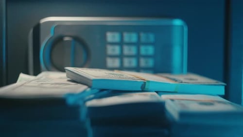 A Safe with Earnings Money