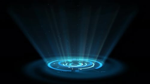 4K Technology Light Effect Dynamic Video Material