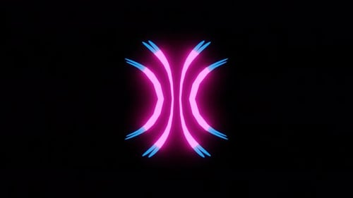 neon purple blue stripes abstract music background