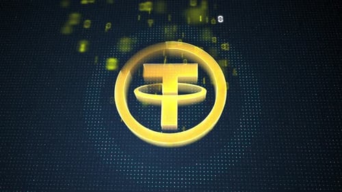 Futuristic Digital Crypto Token Logo Reveal Animation