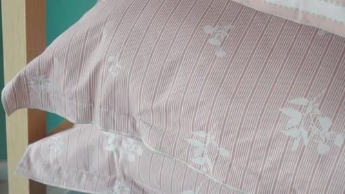 Patterned Pillows in Bedroom Interior Design