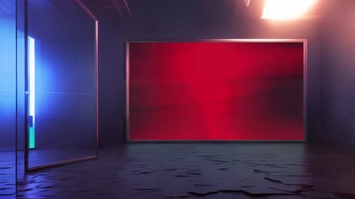 Engaging TV Studio Set: Virtual Set with Chroma Key