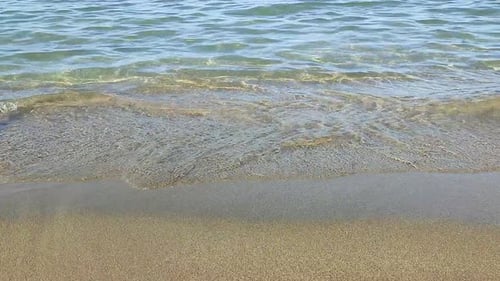 Arena marina en la playa