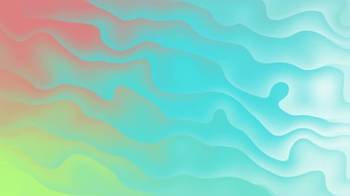 Abstract Fluid Gradient Waves Loop Background