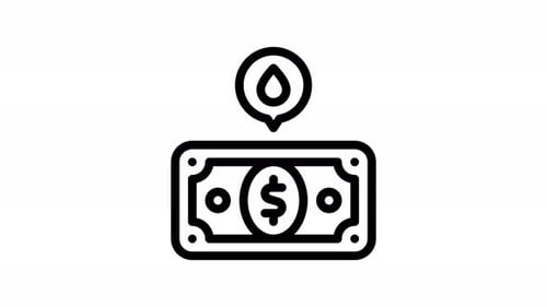 money line icon animation