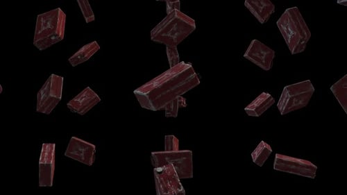 Alter Öltank Falling Alpha Channel