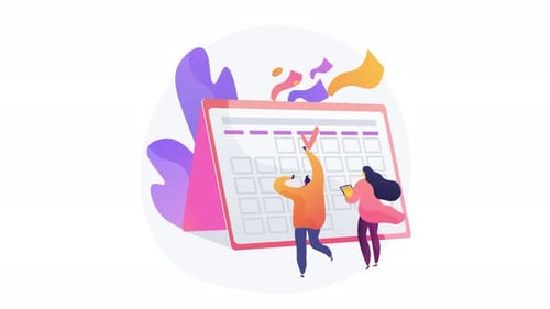 Festive Calendar Event, Holiday Celebration Party. Work Schedule Planning, Project Management, Deadl