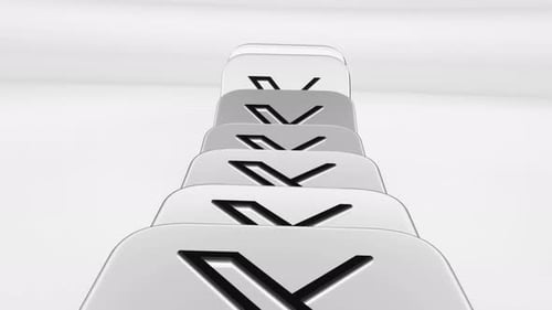 Modern 3D X Mark Logo Reveal