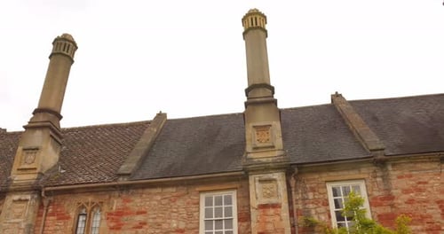 The intact Vicars' Close building in the city of Wells, England