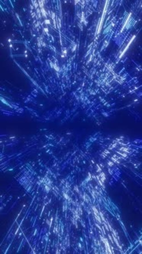Vertical Video Looping Scifi Background Animation