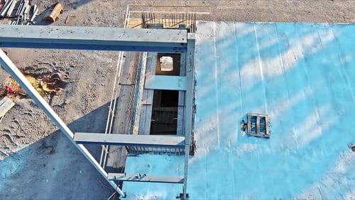 Steel Framework Frame Beams Industrial Commercial Building