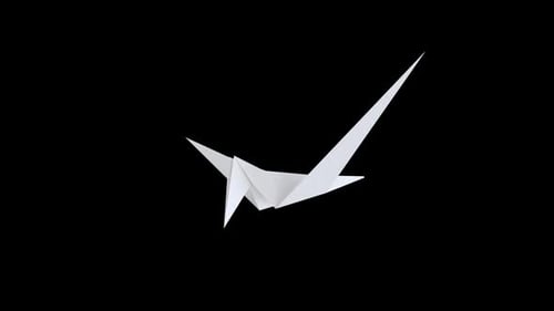 Paper Bird Loop Animation V1