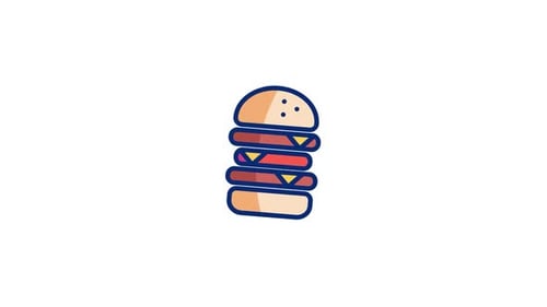 Burger Animated Icon