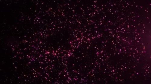 Animation background of shining particles.