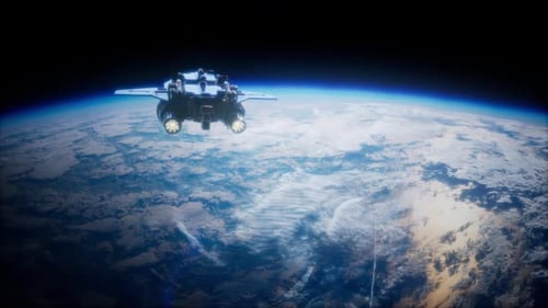 Space Shuttle startet auf Mission