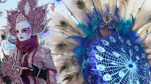 Venice Carnival: Elaborate Masks and Colorful Costumes