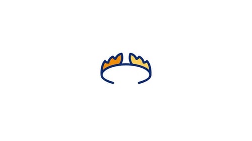 Animiertes Stirnband-Symbol