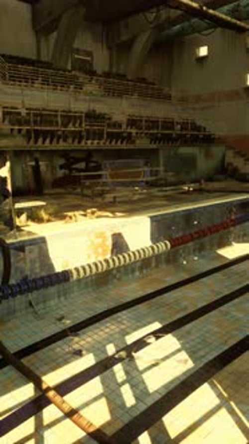 Abandoned Indoor Swimming Pool