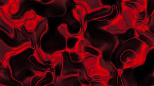 Red Glowing Abstract Fluid Motion Background