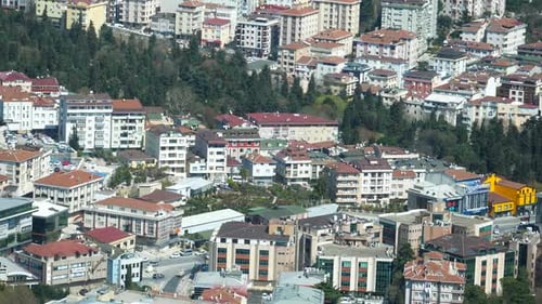 Arial View of Istanbul Residential Buildings
