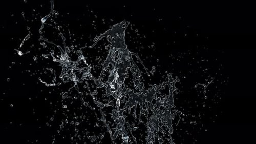Realistic Water Splash Effect with Alpha Channel