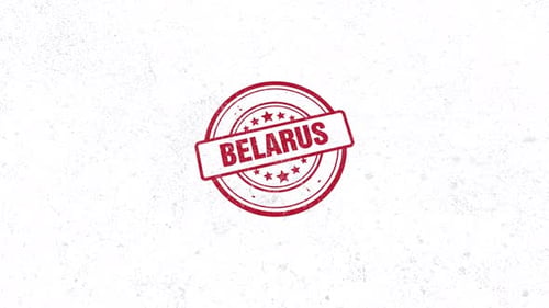 Belarus Rubber Stamp