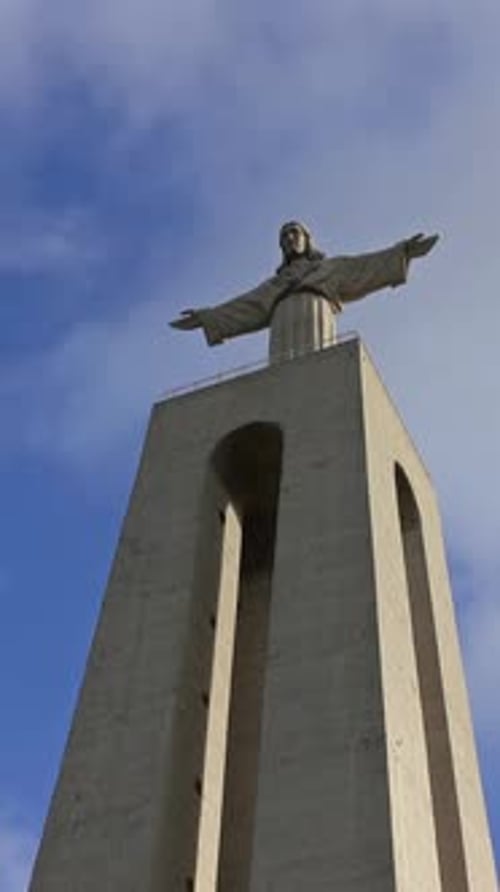 Christ the King Statue in Lisbon, Portugal