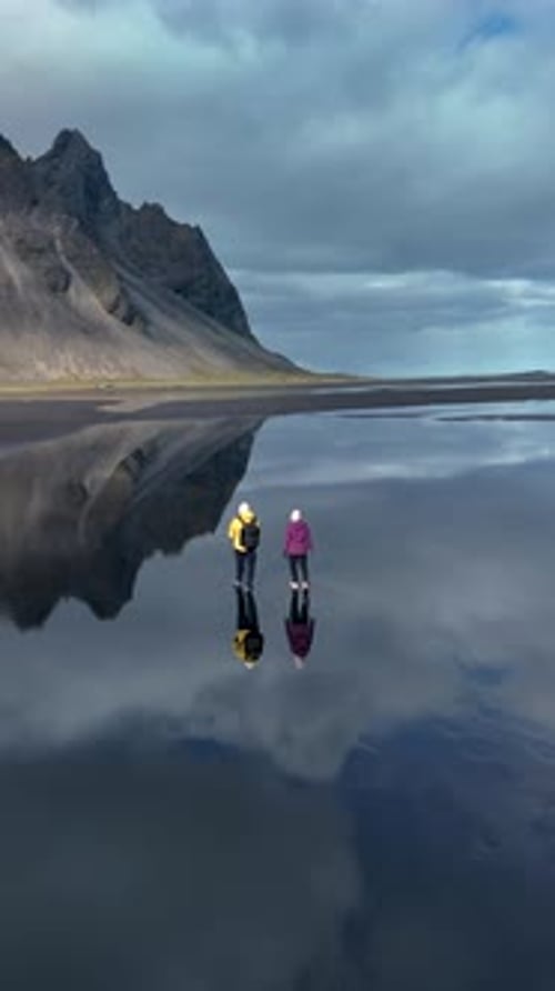 Exploring the Stunning Reflections at Stokksnes Beach in Icelands Wild Landscape
