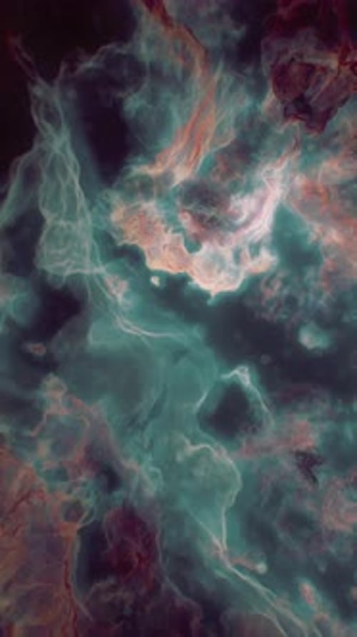 A Close Up View of a Vibrant Green and Red Substance