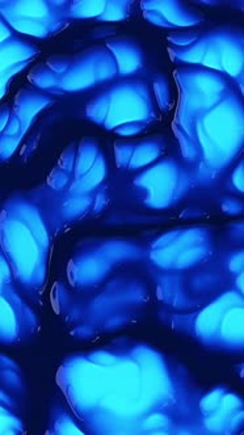 Abstract Fluid Blue Liquid Motion Background
