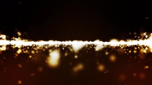 Abstract Gold Particles Loop