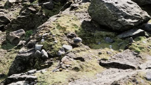 Nahaufnahme der Rocky Stones Formation