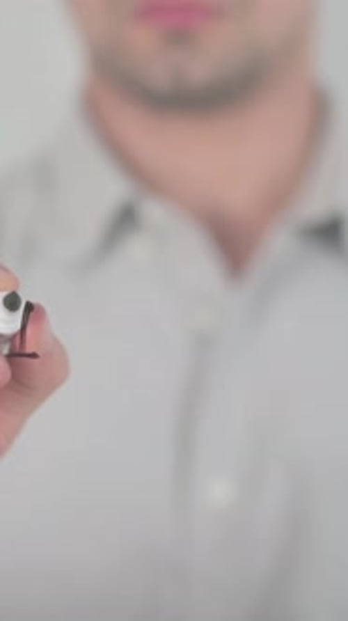 Industria, Escritura en pantalla con la mano, Vídeo vertical