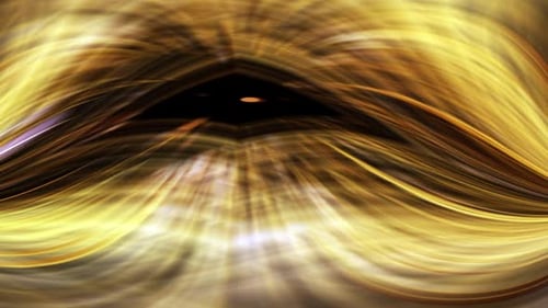 Abstract Golden Flowing Lines Animated Background