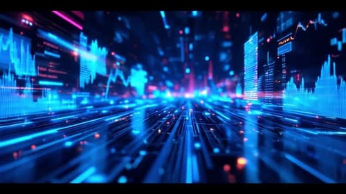 Tecnologia: Rede de dados digitais, recursos de rede de dados digitais, fluxos de luz de fundo, dados de velocidade