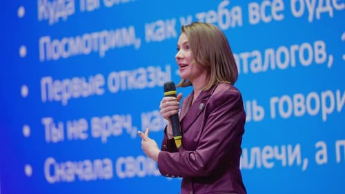 Speaker Shares Insights at Seminar in Conference Hall on October 15 2023