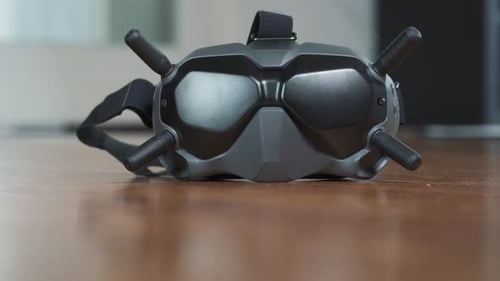 DJI Digital FPV Goggle front view. Wireless transmission system