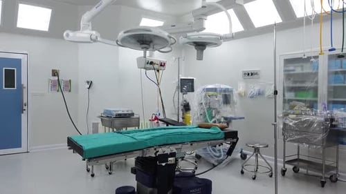 Modern Operating Room Ready for Surgery