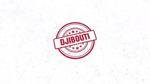 Djibouti Rubber Stamp