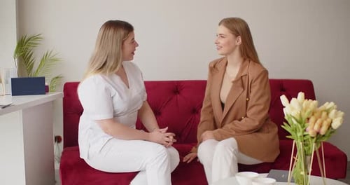 The Patient Came for a Consultation with the Doctor