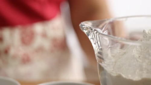 Gingerbread Baking Preparation in Kitchen