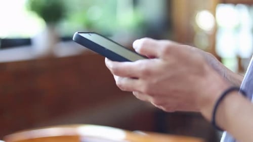 Hands Using Smartphone