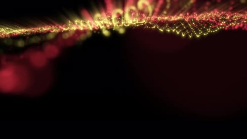 Scifi digital particles loop