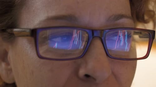 Stock market chart chart.