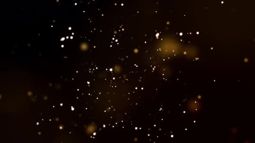 Boucle abstraite de particules d'or 27