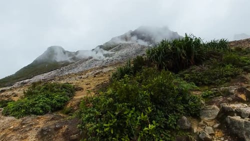 Active Volcano Sibayak