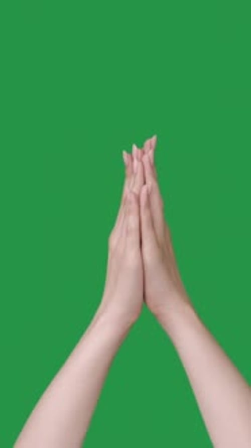 Applaudissements verticaux des mains, soutien des fans